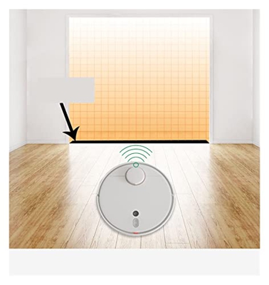 VONMI Marcador de límite de Cinta de Banda magnética Virtual Compatible con aspiradoras robotizadas Xiaomi, Eufy, Roborock, Neato y Shark Ion (Color :