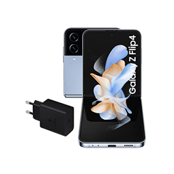 Samsung Galaxy Z Flip4 5G Smartphone Android, Teléfono Móvil Plegable de 128 GB, Azul [Versión española] + Cargador ultrarrápido de 45W precio