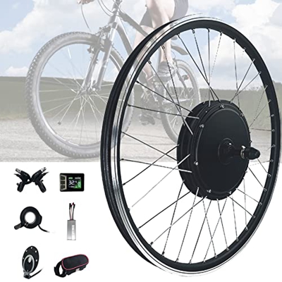 STYLEEE Kit de Bicicleta Eléctrica con Pantalla LCD7C,48V 1000W Kit de Conversión de Bicicleta Eléctrica para Rueda Trasera,27.5"