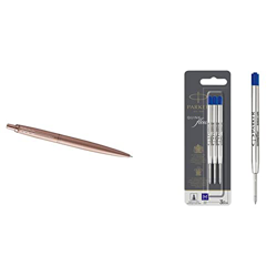 Parker Jotter XL bolígrafo | oro rosa mate monochrome | punta mediana | tinta azul | en estuche de regalo + CHARUCA BG10 - Bolígrafo, color happy precio