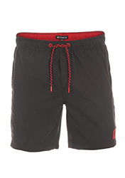 riverso RivDavid - Bañador corto para hombre, 100% poliéster, color negro, azul, rojo, verde, S, M, L, XL, XXL, 3XL, 4XL, 5XL Black Red (24001) XL precio