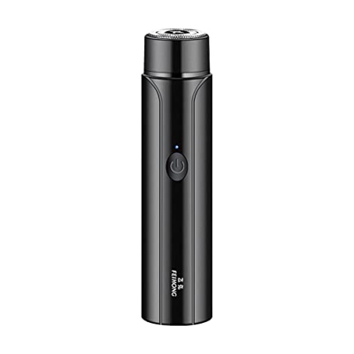 Maquina De Cortar El Pelo De Mini afeitadora portátil y sin Cable USB para Uso en Hombres Personal Grooming (a-Black, One Size)