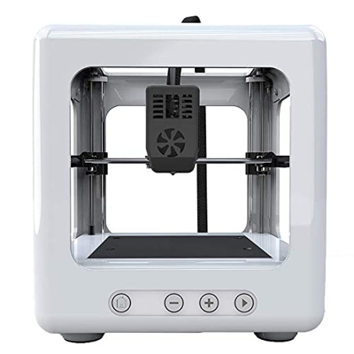 DOSCI Mini Impresora 3D para niños y Principiantes, nivelación automática Completa, Completamente ensamblada, Placa de construcción extraíble, impreso
