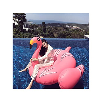Flamingo Pink Swan Floating On The Drain Mount, Swimming Pool Raft Lounge Water Hammock Children's Toys Are Easy to Carry