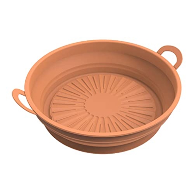 Limily Olla de Silicona para freidora de Aire - Revestimientos de freidora de Aire de Grado alimenticio de fácil Limpieza - Recipiente de Silicona par