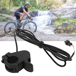 Tefola Acelerador de Pulgar para Bicicleta eléctrica, Acelerador de Velocidad de Bicicleta eléctrica, Parte de conversión del Acelerador del regulador características
