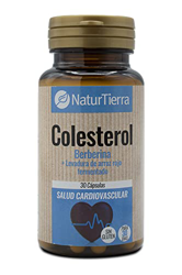NATURTIERRA Colesterol - Berberina y Levadura de Arroz Rojo Fermentado - Contribuye a Mantener Niveles Normales de Colesterol - 30 Cápsulas de 595mg - precio