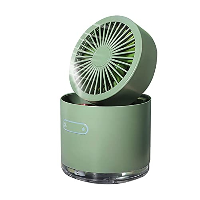 Ventilador de Aire Acondicionado portátil, Ventilador de enfriamiento de Aire, Mini Ventilador silencioso Plegable, Tanque de Agua de 300 NL, 3 veloci