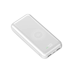 MasterUnion # 990JJM Banco de energía portátil 20000 mAh Cargador portátil inalámbrico con enchufe de CA incorporado 4 salidas USB-C USB-A y Qi pantal características