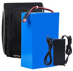 stdpcxz Batería De Bicicleta Eléctrica De 24V, 20AH Batería De E-Bike Batería De Iones De Litio para Bicicleta Eléctrica con Cargador + Bolsa De Bater características