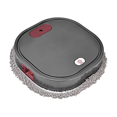 Hoopoocolor Fregona Húmeda y Seca, Robot Aspirador 2 en 1, Sensor de Luz de Carga USB Inteligente, Aspiradora Doméstica de Bajo Ruido de 1500Mah