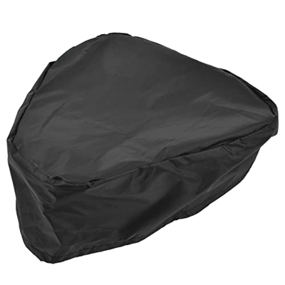 EVTSCAN Funda Impermeable para sillín de Bicicleta, Funda Negra para sillín de Bicicleta, Duradera, portátil, Conveniente, Impermeable, Plegable, Lava