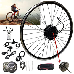 Niczu Kit de Conversión de Bicicleta Eléctrica, 24V 36V 48V 250W 350W 500W Conjuntos de Motor de Accionamiento Delantero, 20 24 26 27.5 28 29 Pulgadas características