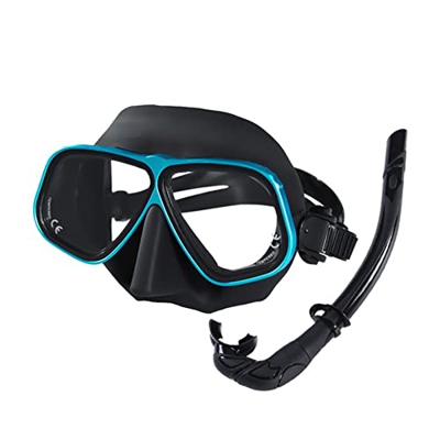 Gafas de Buceo Juego de esnórquel Gafas de buceo profesionales Máscara de esnórquel Juego Erbao de esnórquel Gafas de buceo de vidrio templado Juego d