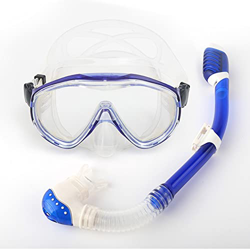 Gafas de Buceo Máscara de buceo for niños Gafas de buceo Snorkel Gafas de natación Juego de snorkel Máscara de silicona de marco grande for niños Gafa características