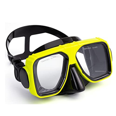 Gafas de Buceo Gafas de buceo de tamaño mediano Gafas de buceo de vidrio templado for hombres y mujeres Gafas de natación profesionales todo en uno an