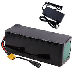 stdpcxz Batería para Bicicleta Eléctrica 36V para Motor De 200W-750W, Batería Ebike 10Ah, Bateria Litio con Cargador Y BMS para Monociclo Eléctrico De características