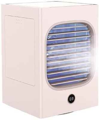 Jrechio Refrigerador de Aire Pequeño Ventilador Pequeño Viento Grande Aire Ventilador Aire Acondicionado Aire Acondicionado Ventilador con Agua Helada