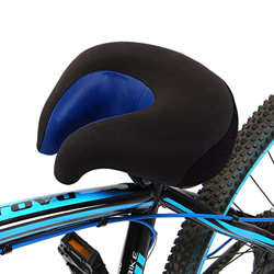 Ruilonghai Soft Bicycle Saddle, Nose Less Bike Saddle, Noseless Seat For Bicycle, Mountain Road Bicycle Seat with Reflective Strip, Bike Accessories precio