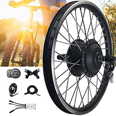 STYLEEE Kit Bicicleta Electrica, Kit de Motor de 36 V 250 W 500 W, Motor de Cubo de Engranaje sin Escobillas de Rueda Delantera, con Pantalla LED900S,