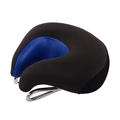 LINGJ SHOP Sillín de bicicleta, asiento sin nariz, asiento de bicicleta de montaña, cojín suave, asiento de bicicleta sin brazos, cojín, accesorios de