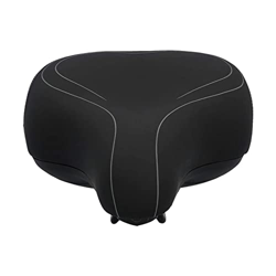 LINGJ SHOP Sillín de bicicleta MTB, caja de almacenamiento ampliada for bicicleta de carretera, sillín cómodo de espuma viscoelástica, asiento trasero en oferta