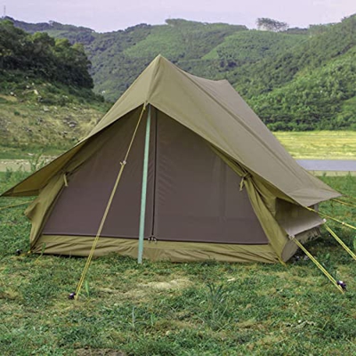 NICEYY Tienda de campaña Retro para Acampar al Aire Libre, Tienda portátil, 2 Personas Auto-conducción Tour Camping Cabina Impermeable A-Word Tienda d