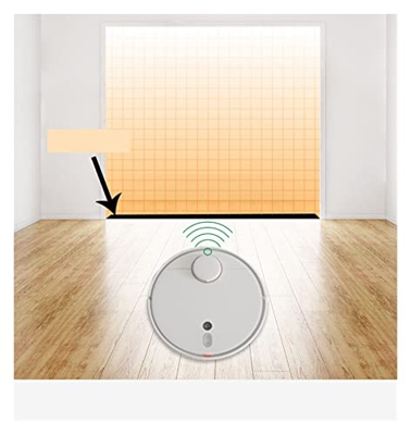 VONMI Pared de Banda magnética Virtual de 2M Compatible con Xiaomi Mijia Roborock Generation Mi Robot Aspirador S50 S51 S60 S65 (Color : 2M)