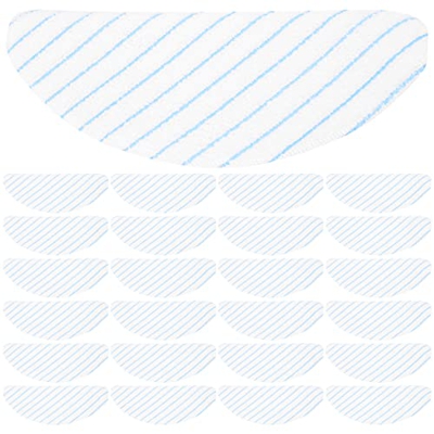 Bcowtte 25 Piezas de Almohadillas de Limpieza de Microfibra Desechables para Robot Aspirador OZMO T8 / T8 + / T8 AIVI / N8 / N8 / N8 +