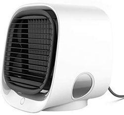 Jrechio Mini Portable Air Conditioner Home Air Conditioning Humidifier Purifier USB Desktop Air Cooler Fan for Office Room qujunji en oferta