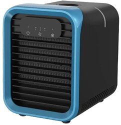Jrechio Aire Acondicionado portátil Semiconductor Refrigeración Humidificación Desktop Air Cooler Fans de enfriamiento Oficina Inicio Negro qujunji en oferta