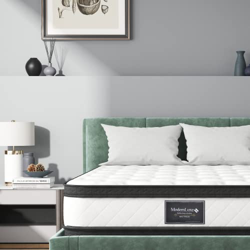 SANFOU Colchón Doble, Poliéster, Doublé en oferta