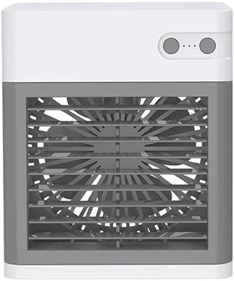 Jrechio Aire Acondicionado portátil Multifunción Humidificador Purificador de Aire Enfriador de Aire Mejorado Mute Verde Hogar Air Enfriamiento Blanco