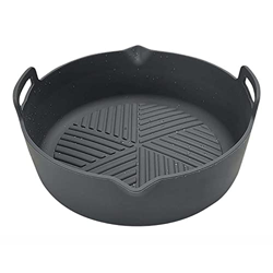 Olla de Silicona para Freidora de Aire(20.5cm), Cesta de Silicona de Freidora Aire, Alfombrilla para Freidora de Aire, Silicona Freidora Aire para Hor características