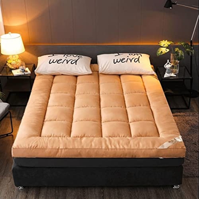 ZHBY Matratze Cubrecolchón De Futón Plegable Espesar Tatami Floor Mat Roll Up Bed Almohadilla De Dormir De Dormitorio Portátil Transpirable Suave para