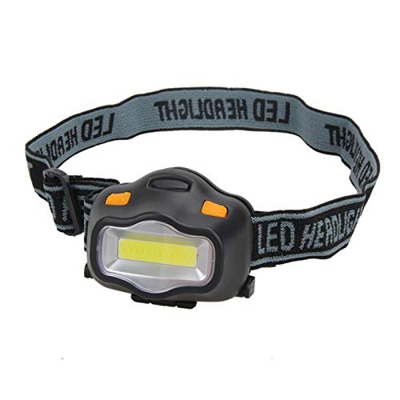 FMOPQ Faro LED COB, Faro superbrillante para Exteriores, Uso Impermeable, 3 Pilas AAA, Camping, Pesca, Senderismo, Luces, Linterna