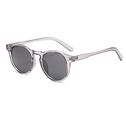 Long Keeper Retro Gafas de Sol Mujer Hombre Gafas Redondas Pequeñas Vintage UV400 Protección Lentes De Sol Unisex (Gris) características