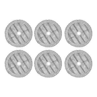 HANGTEN Sun CZ Ragas de mapas de reemplazo de 6 Piezas con Trapos compatibles con LG A9 Vapor Mop aspirante a la aspiradora Robot Robot Máquel de Limp