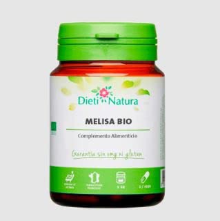 Melisa BIO 200 cápsulas de Dieti Natura. Sueño tranquilo [Fabricado en Francia][Garantía Sin OGM ni Gluten] (Bote de 200 cápsulas) (Bote de 200 cápsul