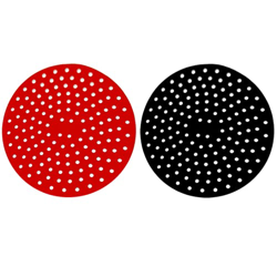 AmuFhota Esteras de freidora de Aire Reutilizable esteras de Cesta de Aire de Aire Reutilizables Alimentos de Silicona Redonda Fryer freids Almohadill características