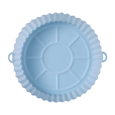 Olla de Silicona para Freidora de Aire, Cesta de Silicona de Freidora Aire, Alfombrilla para Freidora de Aire, Silicona Freidora Aire para Hornear Pas