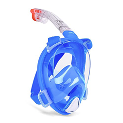 Gafas de Buceo Máscara de esnórquel de cara completa Máscara de buceo Protección UV Antivaho Miopía completamente seca Máscara de respiración de esnór en oferta