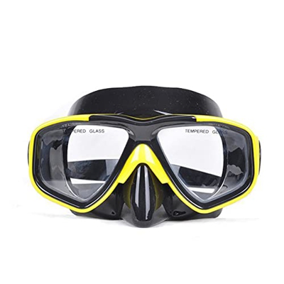Gafas de Buceo Niños Adultos Juego de esnórquel antivaho completamente seco Máscara plegable Espejo Máscara de buceo con esnórquel Vista de 180 ° Másc