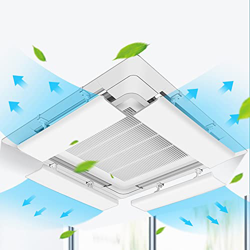 QHYXT Ventshield Parabrisas Ajustable de Aire Suminide Aire Foofle Uso Universe en Oficinas, Respiraderos Y Techos Del Hospital (Paquete de Cuatro) características