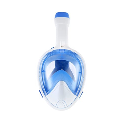 Gafas de Buceo Máscara de esnórquel con el último sistema de respiración superior seco Máscara de buceo Máscara de buceo completamente seca Plegable f