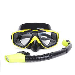 Gafas de Buceo Juego de tubos de respiración antivaho for miopía totalmente seca for niños y adultos Máscara plegable Espejo Máscara de buceo Máscara  precio