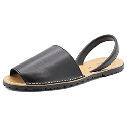 ZAPSHOP, Sandalias Menorquinas para Hombre, Piel Sintética, Cómodas, Suela Fina, Sandalias de Moda, Plantilla Suave Hecho en España, Españolas, Talla  precio