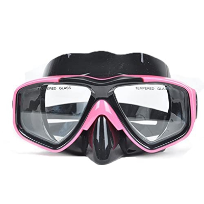 Gafas de Buceo Juego de esnórquel antivaho for miopía seca completa for niños y adultos, máscara plegable con espejo, máscara de buceo con protección 