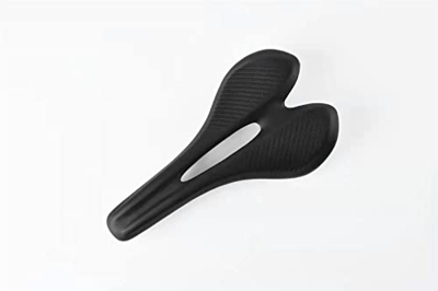 ZONIY Sillín De Fibra De Carbono, Cojín For Bicicleta De Carretera, Cojín For Bicicleta De Montaña, Sillín Hueco Ultraligero Asiento de Bicicleta (Col