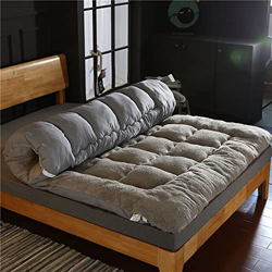 CHIMNE Colchón de Cordero súper Grueso, colchón Plegable del Dormitorio Universitario, colchones de Ropa de Cama, Hoja Plegable Natural de Tatami colc en oferta
